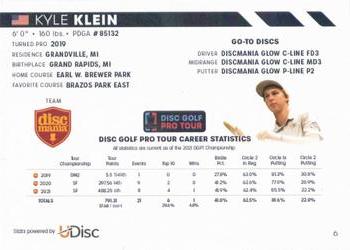 2022 Disc Golf Pro Tour #6 Kyle Klein Back
